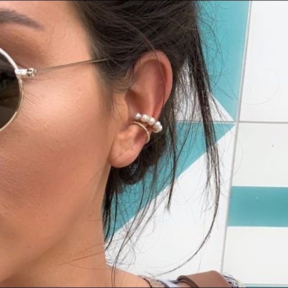 Grit and Grace Jewelry - Pearl Ear Cuff